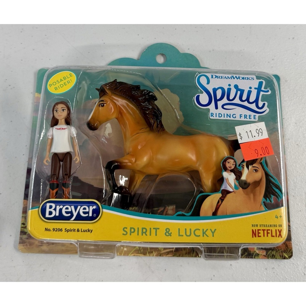 BREYER Spirit & Lucky #9206 Riding Horse And Figure *BRAND NEW*